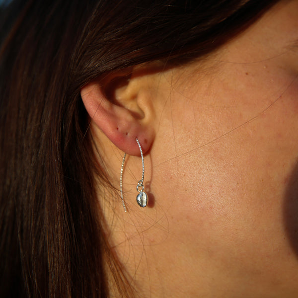Cowrie Shell Dangle Earrings