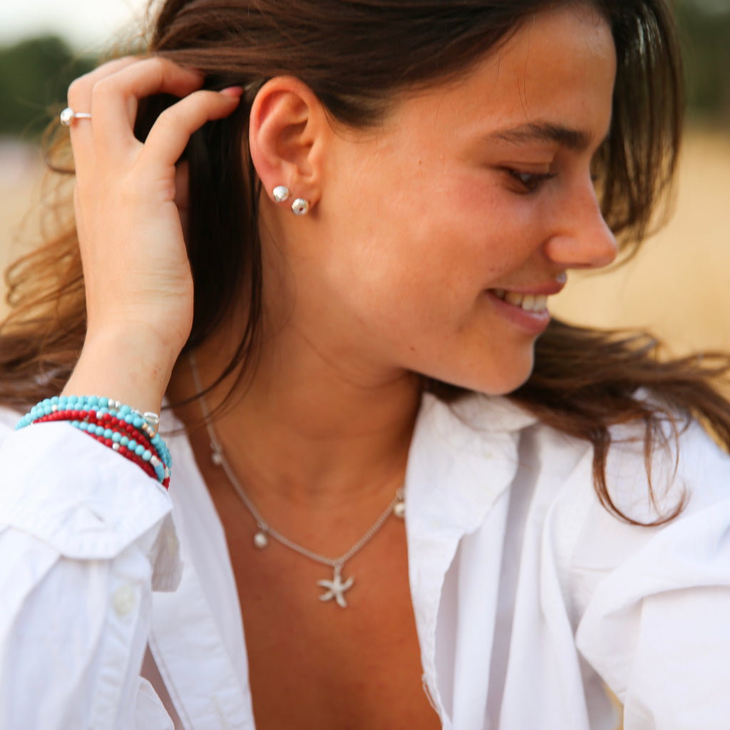 Salcombe Seashells Stud Earrings