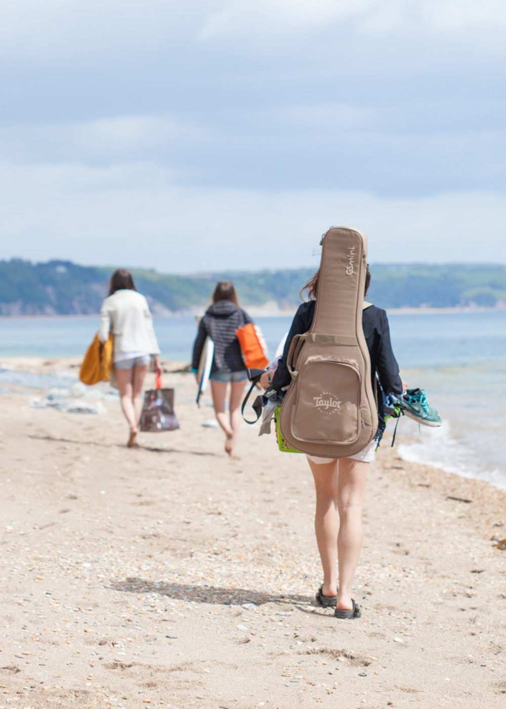 Walking along the South Devon coastline, reflecting the creative and coastal inspiration behind Helen Butler Designs