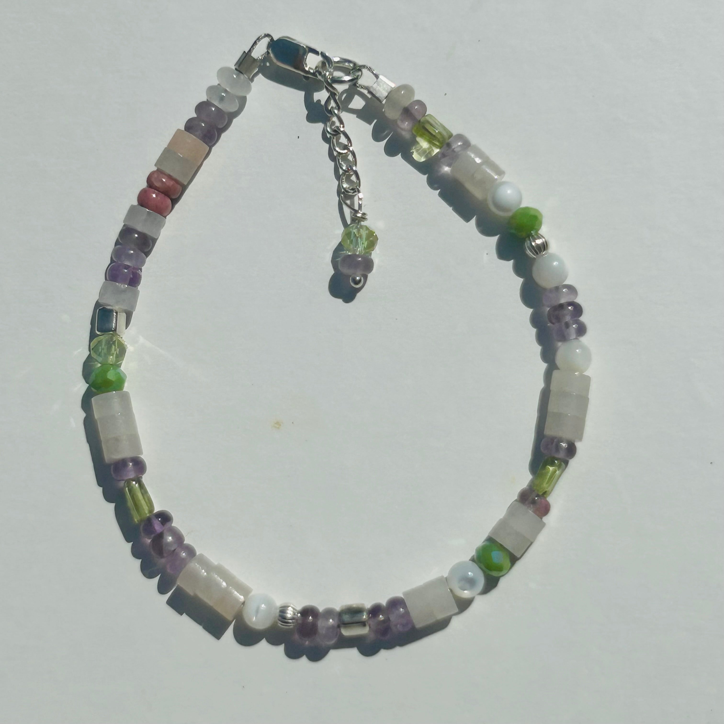 Rockpool Inspired Semi Precious Gemstone Bracelet (Beaded)
