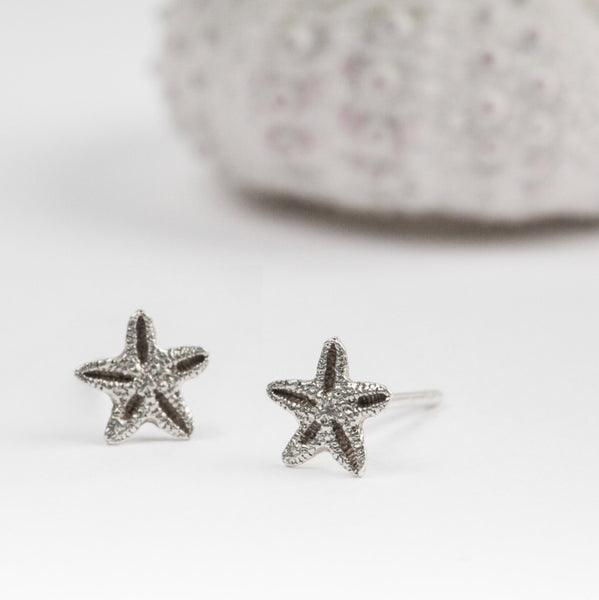 Tiny Starfish Stud Earrings