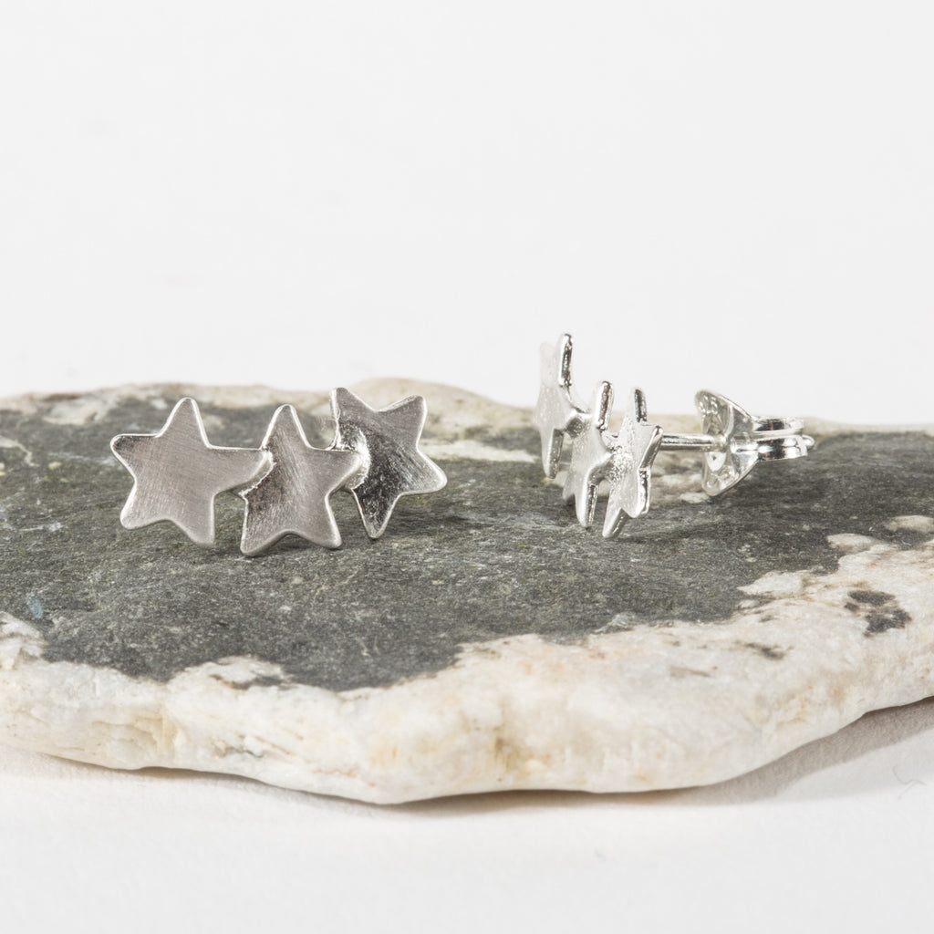 Triple Star Studs