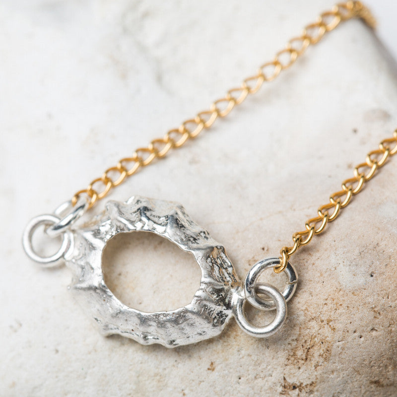 Small Salcombe Sea Shell Pendant Necklace (Fine Chain)