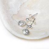 Salcombe Sea Shells Dangle Stud Earrings