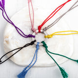 Dragonfly Heart Silk Necklace