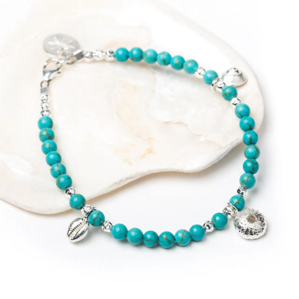 silver gemstones and beaded jewellery collection by Helen Butler Designs inspired by Devon coast and nature