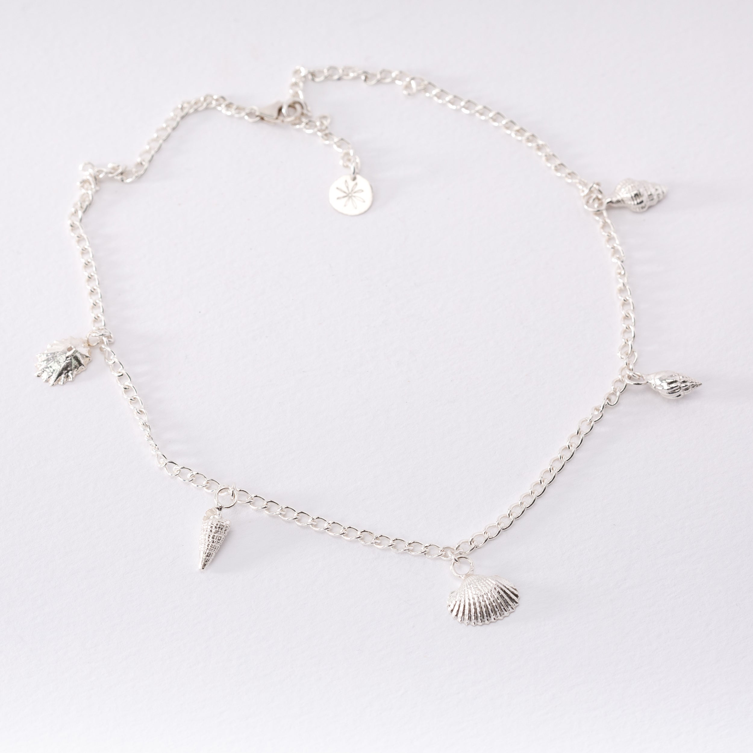Salcombe Sea Shell Link Necklace (Chunky Chain)