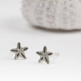 Textured Torcross Starfish Necklace & Earrings Set