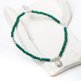 Salcombe Sea Shells on Faceted Stones Bracelet