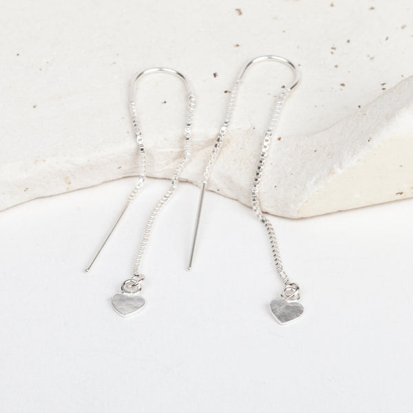 Heart String Earrings