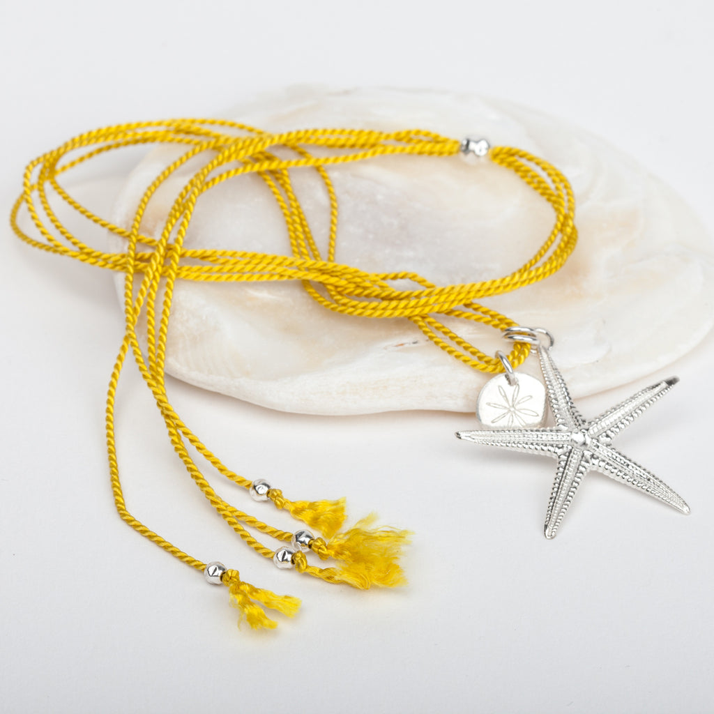 Starfish Silk Necklace